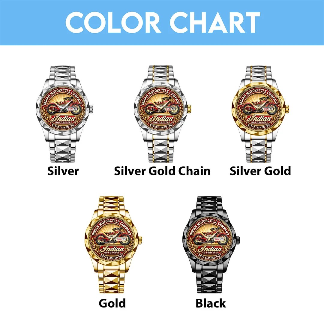 Indian Motorcycle Alloy Luxury Quartz Watch – HOATT21571