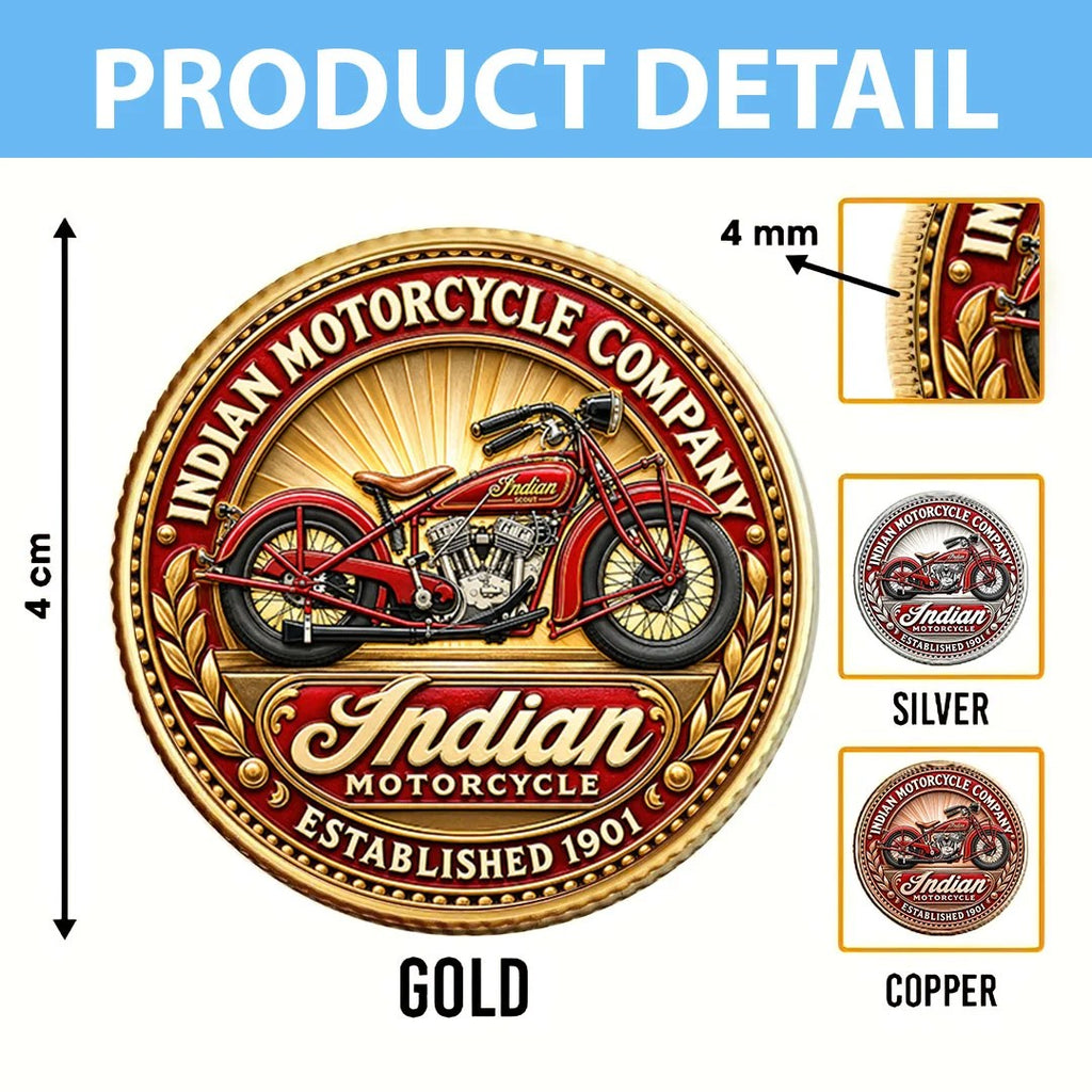 Indian Motorcycle Commemorative Coin – HOATT21617