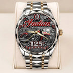 Indian Motorcycle 125th Anniversary 2026 Alloy Luxury Quartz Watch – TANTN26123