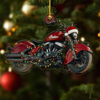 Indian Motorcycle 125th Anniversary Custom Shape 2-side Printed Acrylic Ornament – HOATT26867