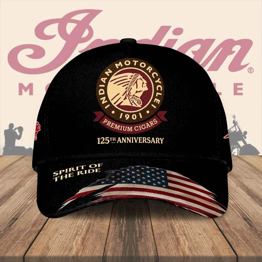 Indian Motorcycle 125th Anniversary Classic Cap – HOATT20431