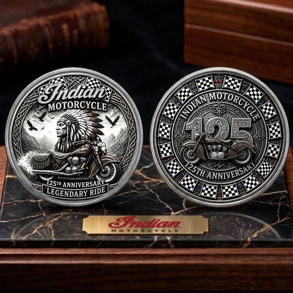 Indian Motorcycle 125th Anniversary Commemorative Coin – TMTHU8658