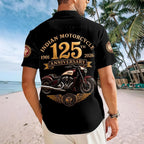 Indian Motorcycle 125th Anniversary Short Sleeve Button-Down Shirt – HOATT20839