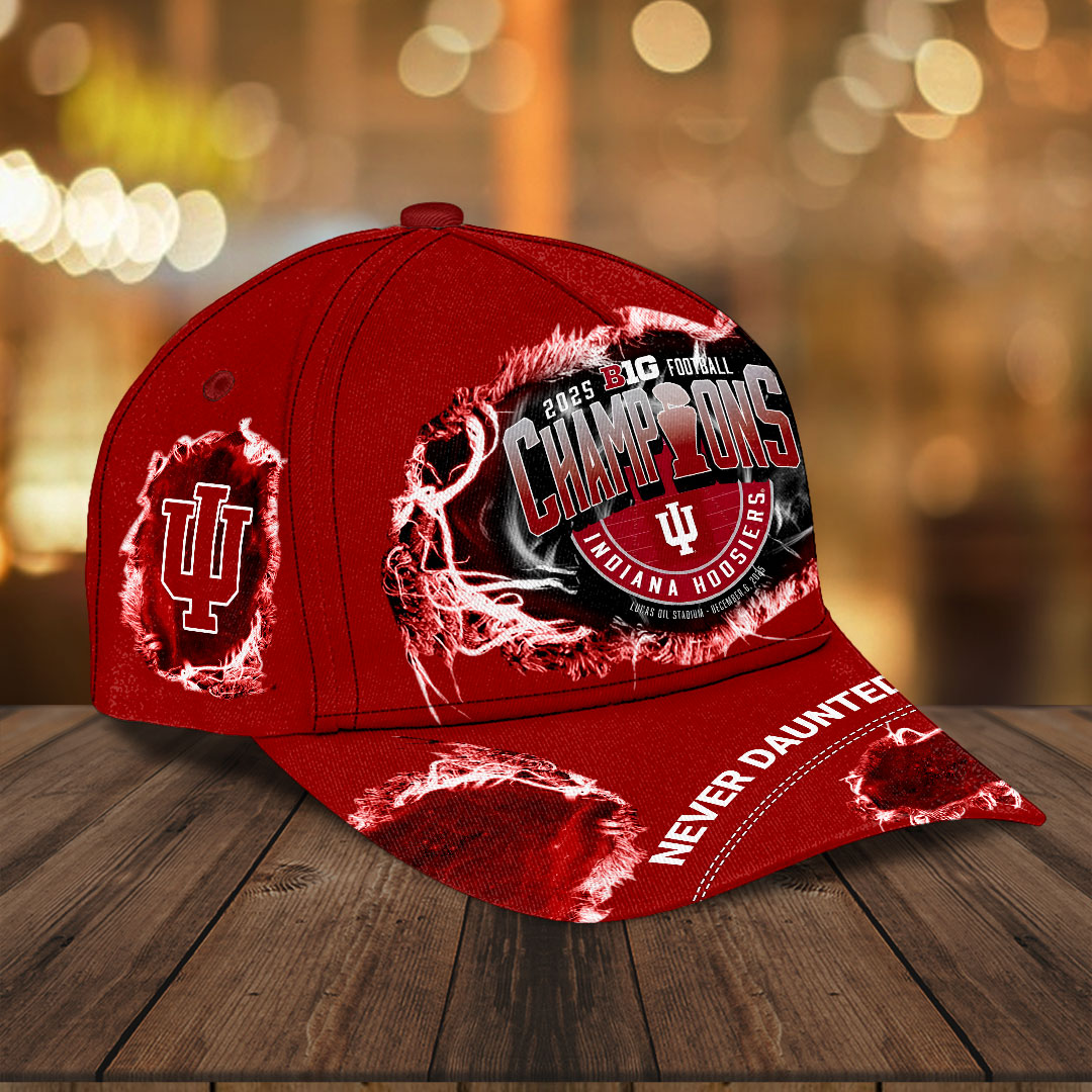 Indiana Hoosiers Football 2025 Big Ten Champions Classic Cap – HOATT15122