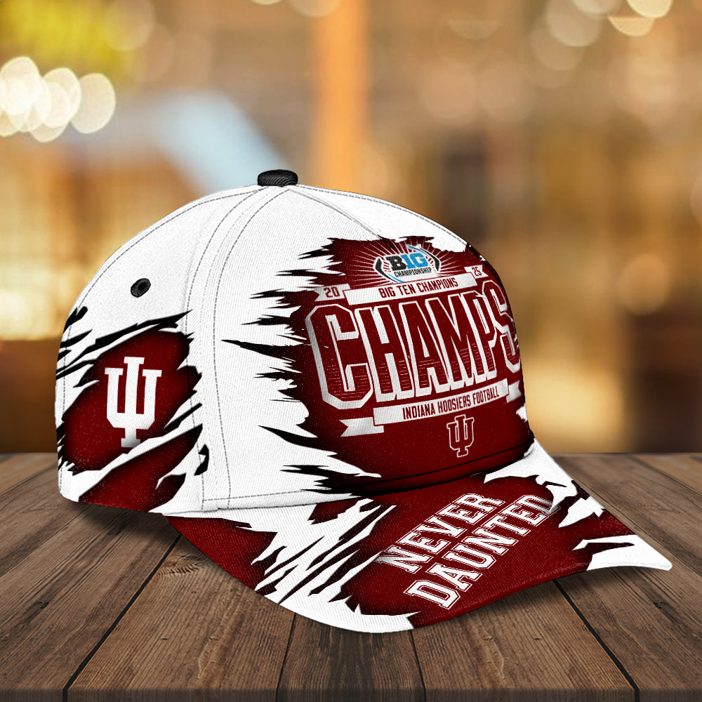 Indiana Hoosiers Football 2025 Big Ten Champions Classic Cap – MAITM14106
