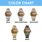 Indiana Hoosiers Football 2025 National Champions Alloy Luxury Quartz Watch – MAITM14531