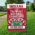 Indiana Hoosiers Football 2025 National Champions Double-side Garden Flag – HOATT15936