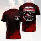 Indiana Hoosiers Football 2025 National Champions 3D Apparel – HOATT15798