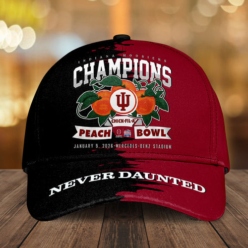 Indiana Hoosiers Football 2026 Peach Bowl Champions Classic Cap – HOATT15594