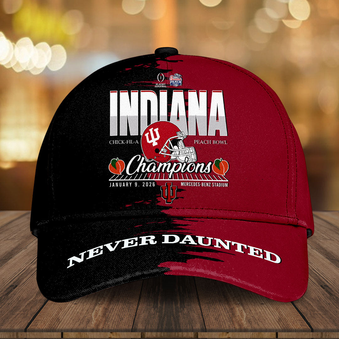 Indiana Hoosiers Football 2026 Peach Bowl Champions Classic Cap – HOATT15599