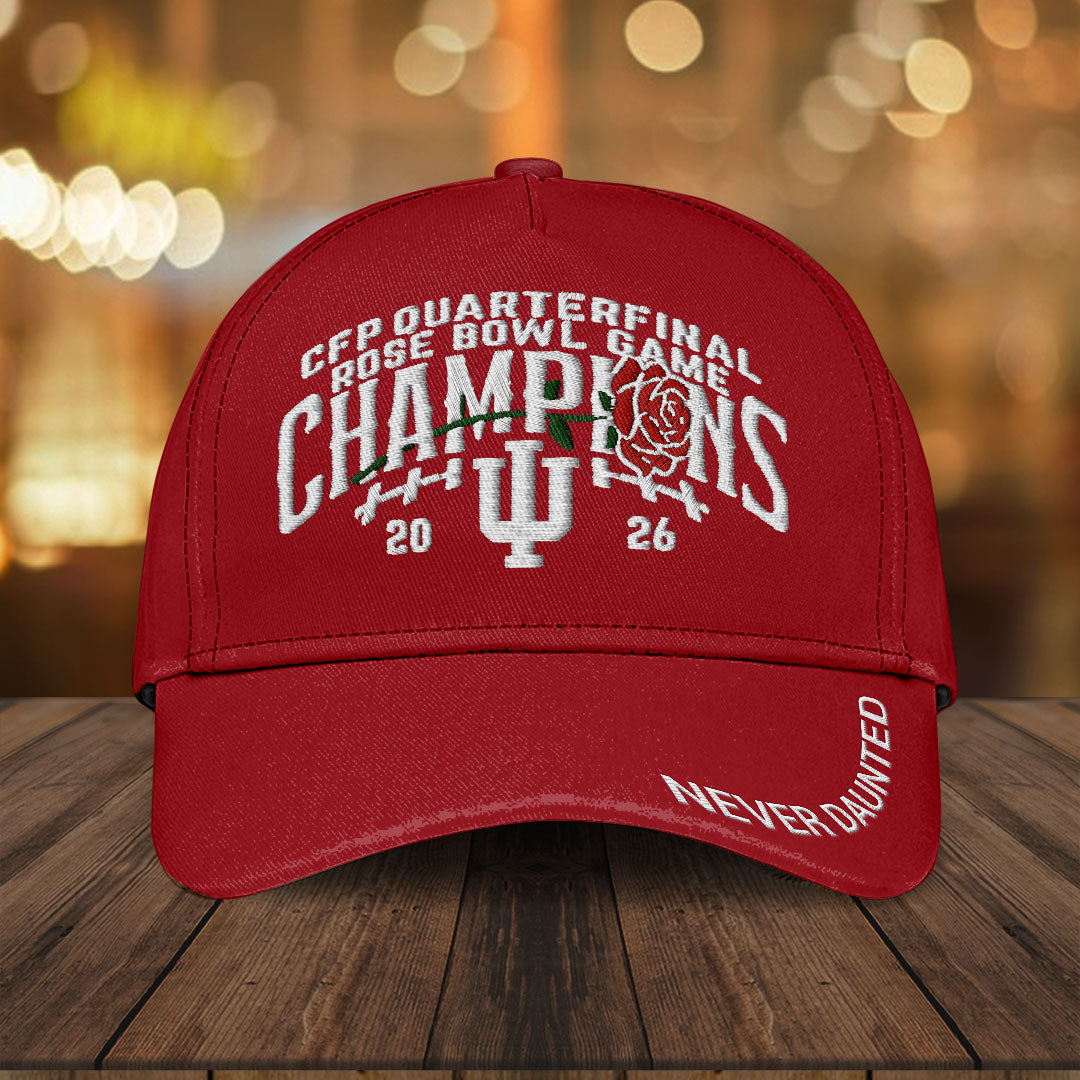 Indiana Hoosiers Football 2026 Rose Bowl Champions Classic Cap – HOATT15454