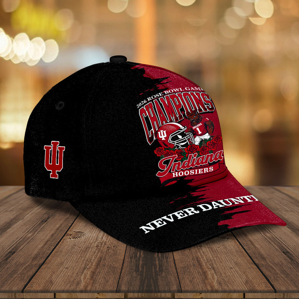 Indiana Hoosiers Football 2026 Rose Bowl Champions Classic Cap – HOATT15563
