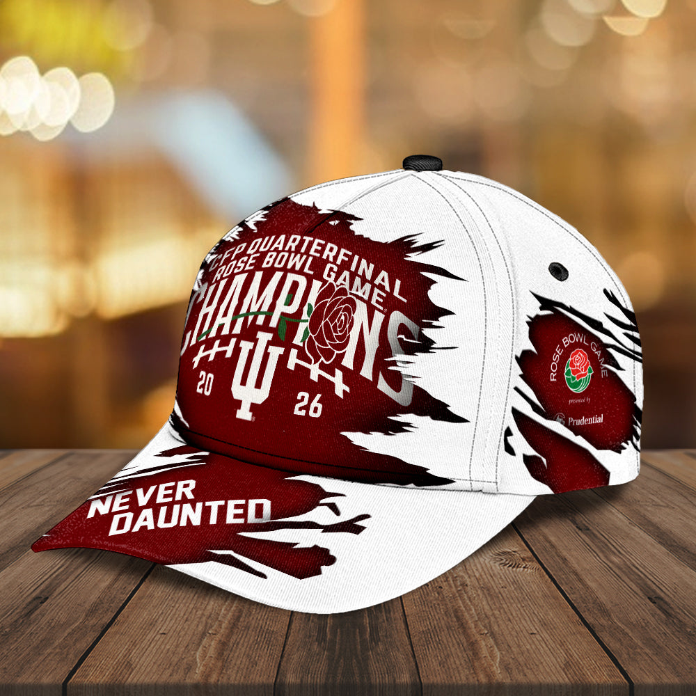 Indiana Hoosiers Football 2026 Rose Bowl Champions Classic Cap – MAITM14293
