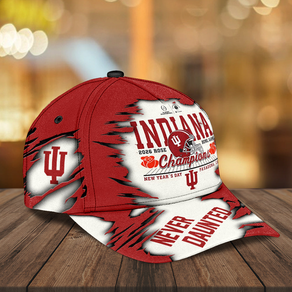 Indiana Hoosiers Football 2026 Rose Bowl Champions Classic Cap – MAITM14296