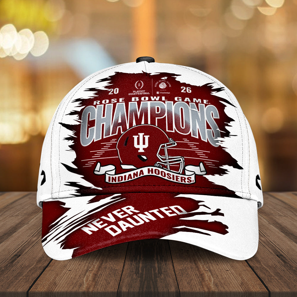 Indiana Hoosiers Football 2026 Rose Bowl Champions Classic Cap – MAITM14298