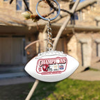 Indiana Hoosiers Football Peach Bowl Champions Custom Shape 2-sided Keychain – MAITM14402