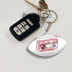 Indiana Hoosiers Football Peach Bowl Champions Custom Shape 2-sided Keychain – MAITM14402