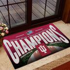 Indiana Hoosiers Football 2025 Big Ten Champions Doormat – MAITM13986