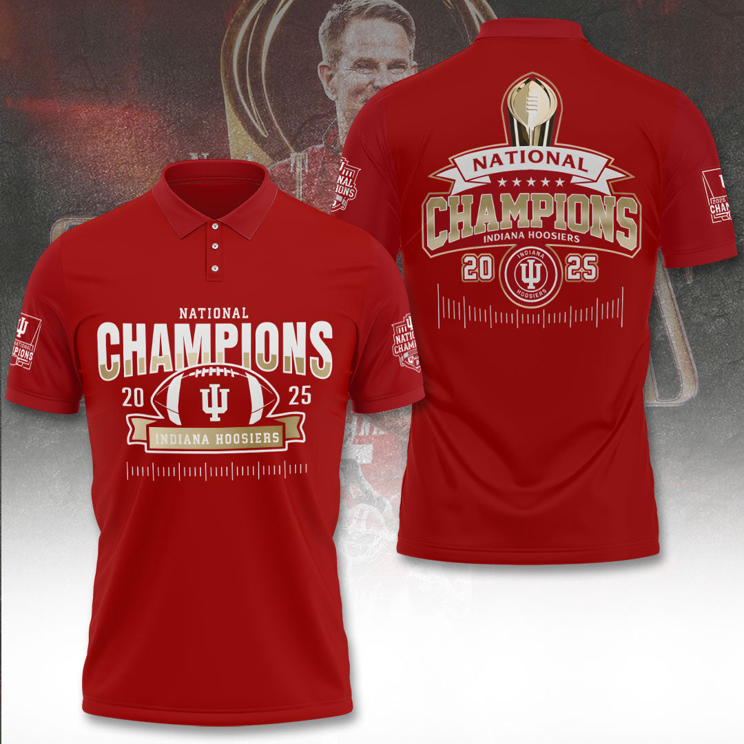 Indiana Hoosiers Football 2025 National Champions 3D Apparel – TANTN20430