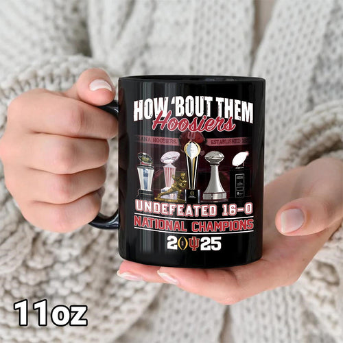 Indiana Hoosiers Football 2025 National Champions Ceramic Mug – TANTN20705