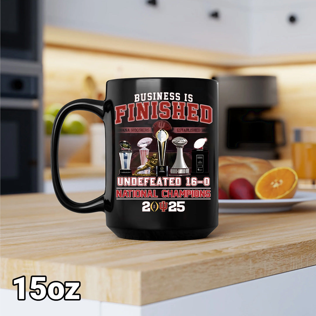 Indiana Hoosiers Football 2025 National Champions Ceramic Mug – TANTN20706