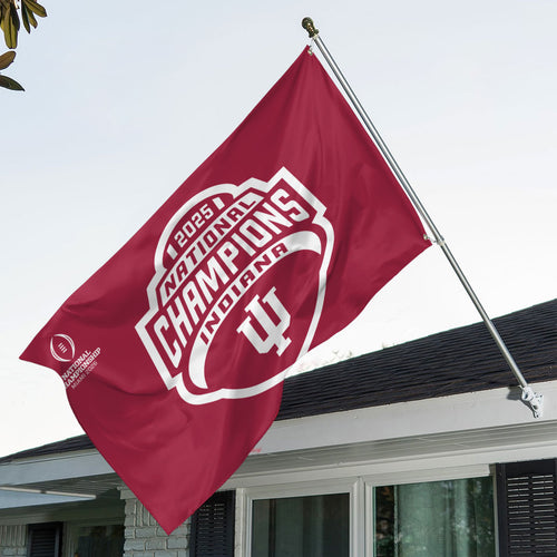 Indiana Hoosiers Football 2025 National Champions 3D Double-side House Flag – TANTN20144