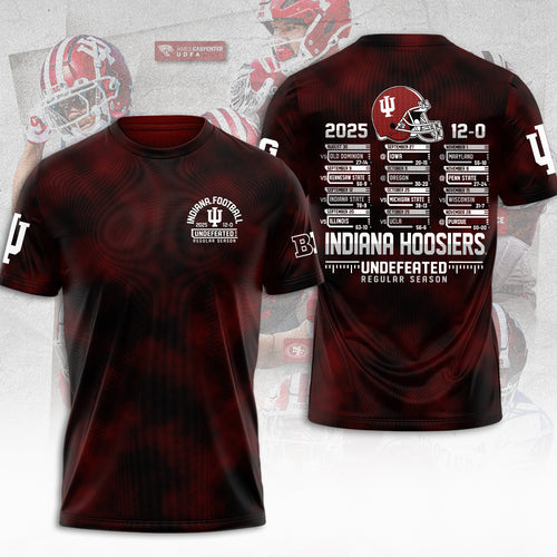 Indiana Hoosiers Football 3D Apparel – MAITM13952