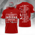 Indiana Hoosiers Football 3D Apparel – TANTN20131