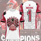 Indiana Hoosiers Football 2025 3D Apparel – TMTHU3392