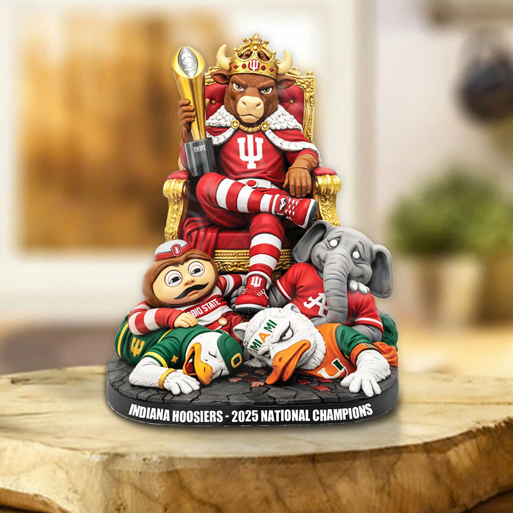 Indiana Hoosiers Football 2025 Custom Shape Acrylic Plaque – TMTHU3447