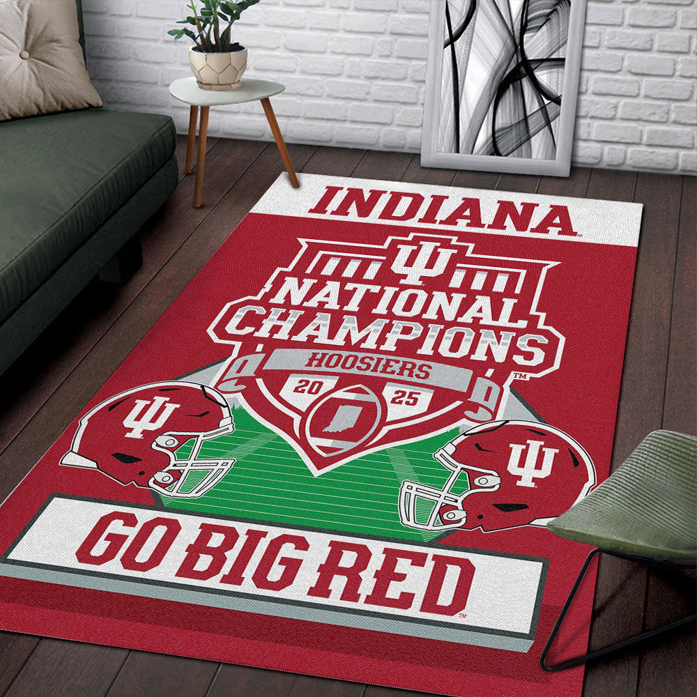 Indiana Hoosiers Football 2025 Rectangular Rug – TMTHU3388
