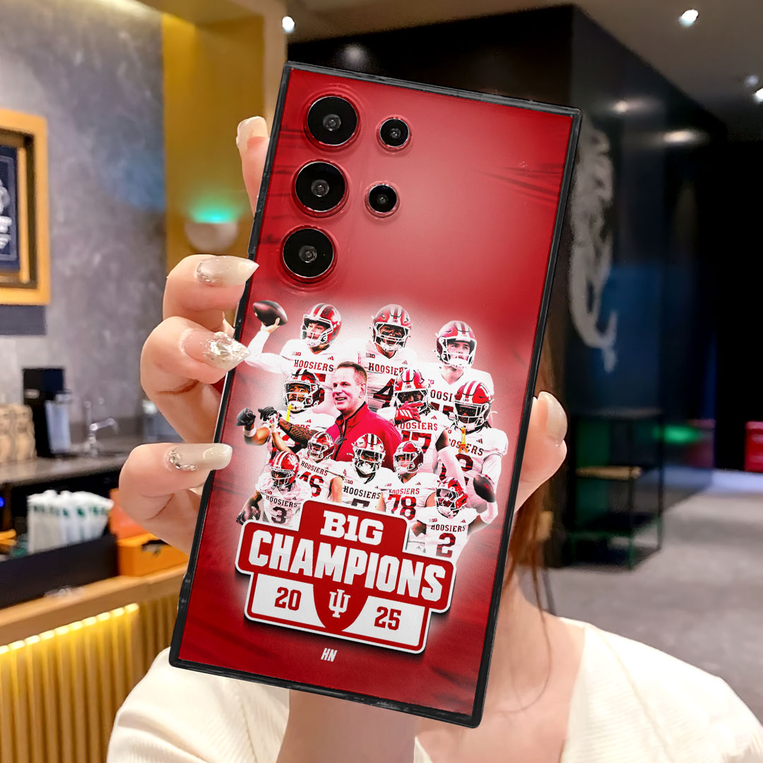 Indiana Hoosiers Football 2025 Big Ten Champions Phone Case – TMTHU2521