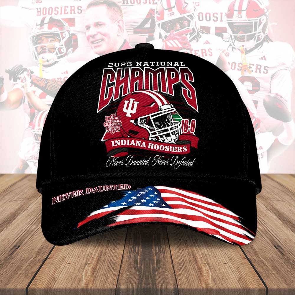 Indiana Hoosiers Football 2025 National Champions Classic Cap – HOATT15808