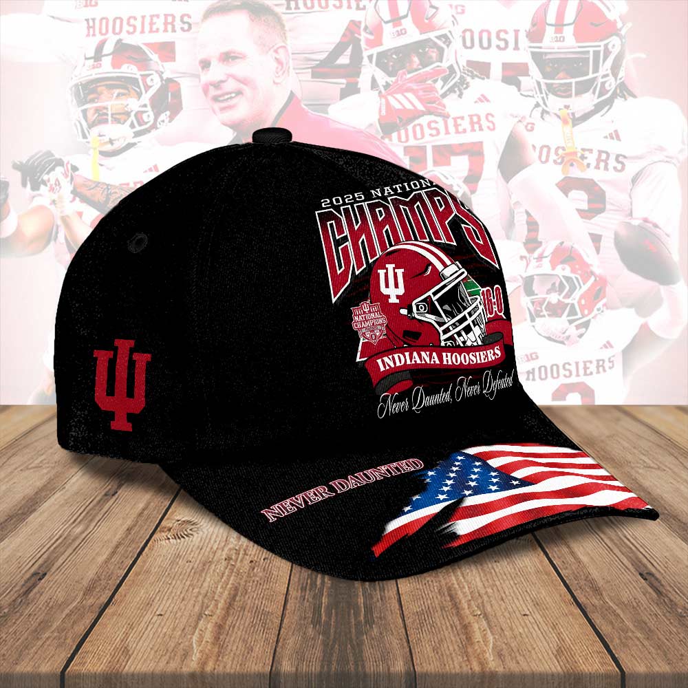 Indiana Hoosiers Football 2025 National Champions Classic Cap – HOATT15808