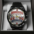 Indiana Hoosiers Football 2025 National Champions Black Stainless Steel Watch – TANTN20461