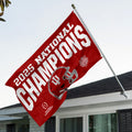 Indiana Hoosiers Football 2025 National Champions 3D Double-side House Flag – TANTN20737