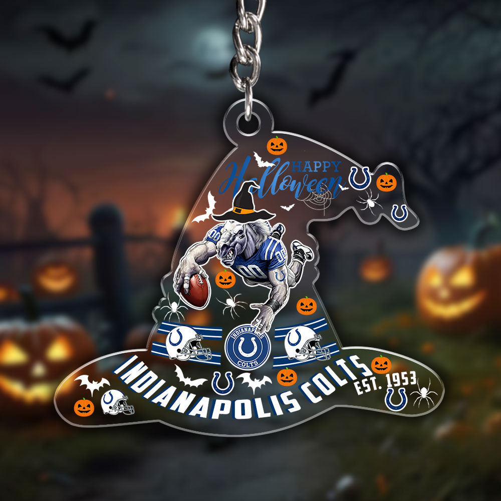 Indianapolis Colts Custom Shape 1-side Printed Acrylic Keychain – HOATT12977