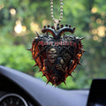Iron Maiden Custom Shape 1-sided Acrylic Car Ornament – GNENEW622