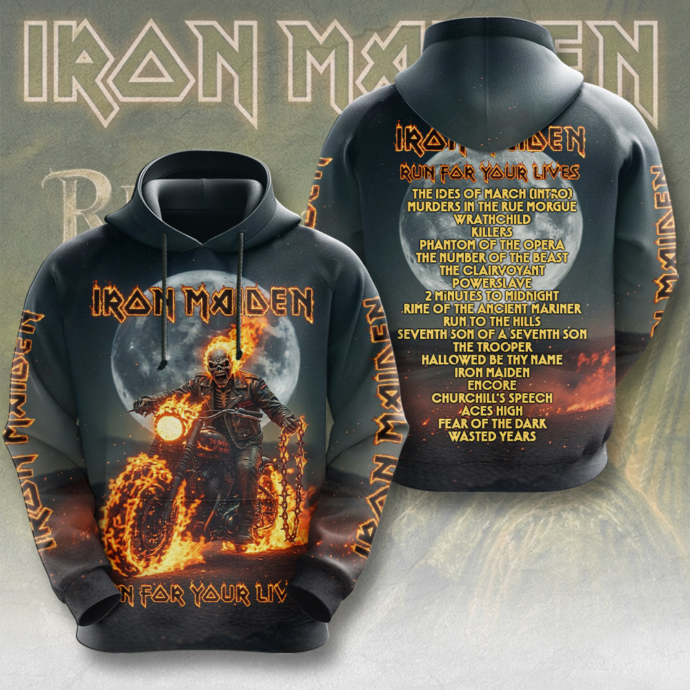 Iron Maiden 2026 World Tour 3D Apparel – TMTHU7323