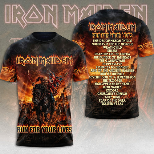 Iron Maiden 2026 World Tour 3D Apparel – TMTHU6778