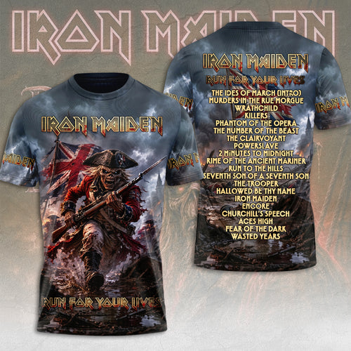 Iron Maiden 2026 World Tour 3D Apparel – TMTHU6862