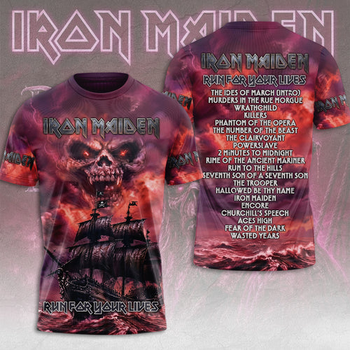 Iron Maiden 2026 World Tour 3D Apparel – TMTHU7241