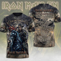Iron Maiden 2026 World Tour 3D Apparel – TMTHU7300