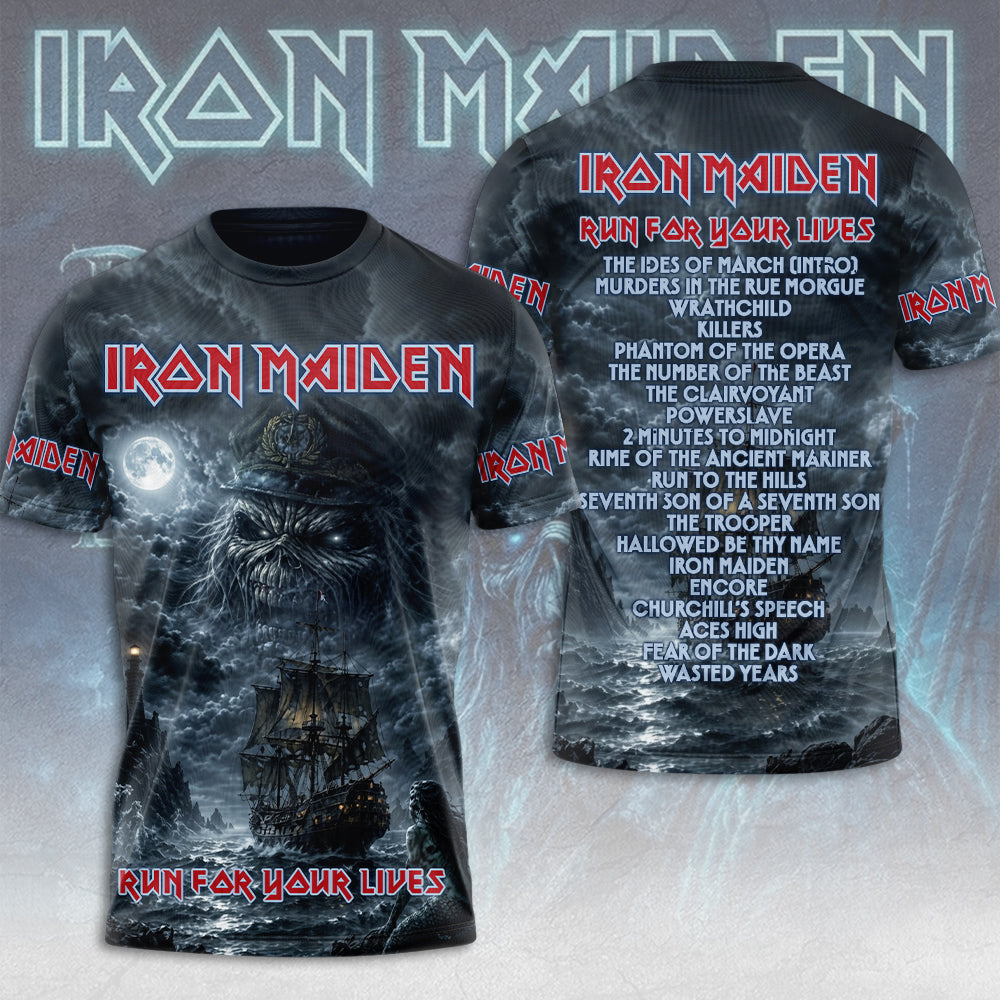 Iron Maiden 2026 World Tour 3D Apparel – TMTHU7385