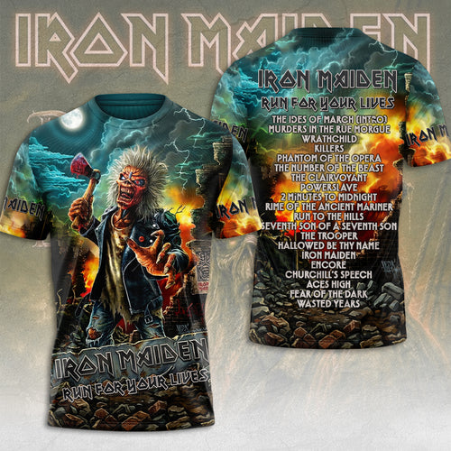 Iron Maiden 2026 World Tour 3D Apparel – TMTHU7522