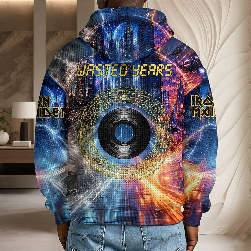 Iron Maiden 2026 World Tour 3D Unisex Waffle Hoodie – HOATT20985