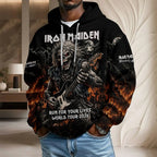 Iron Maiden 2026 World Tour 3D Unisex Waffle Hoodie – TMTHU9537
