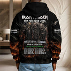 Iron Maiden 2026 World Tour 3D Unisex Waffle Hoodie – TMTHU9537