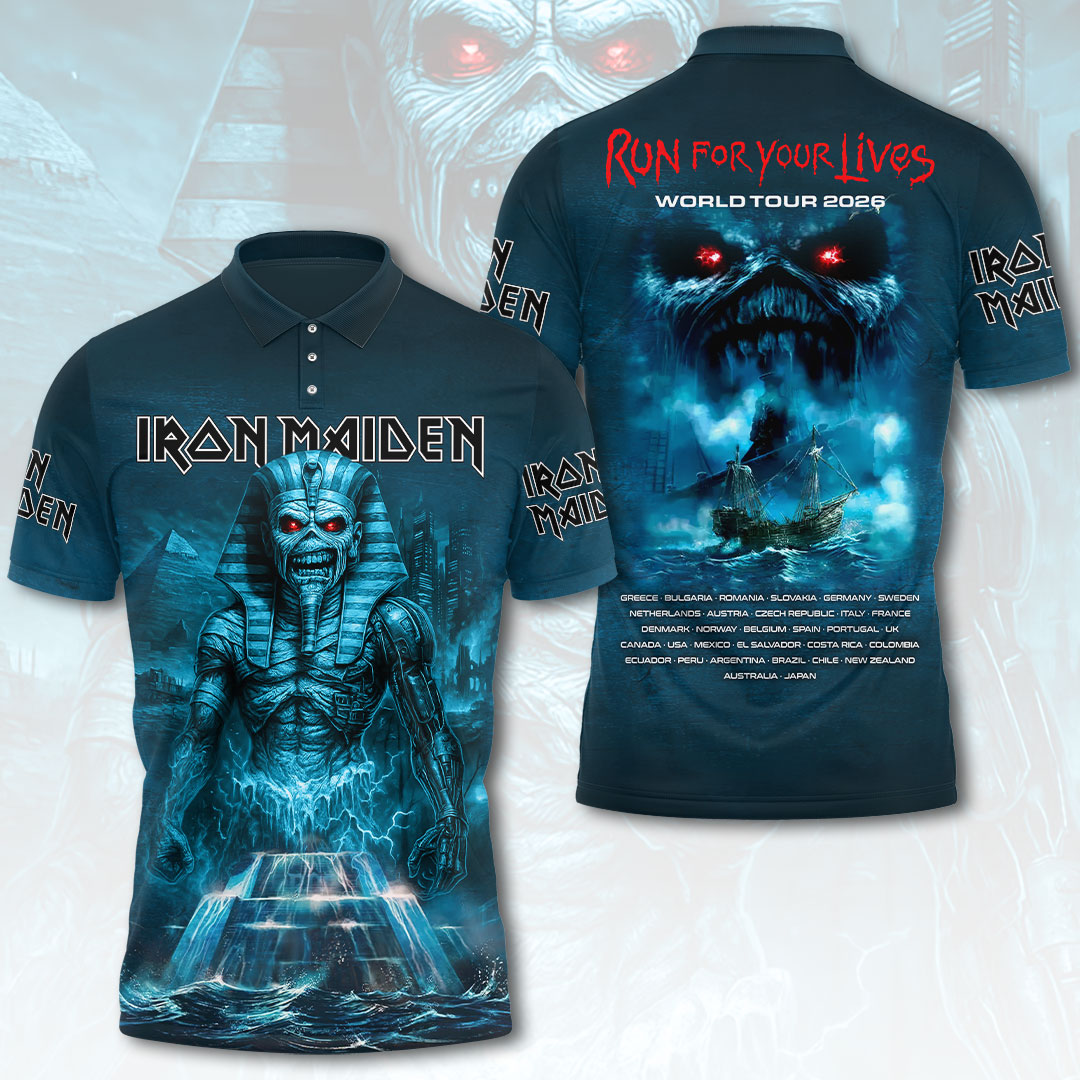 Iron Maiden 2026 World Tour 3D Apparel – HOATT16525