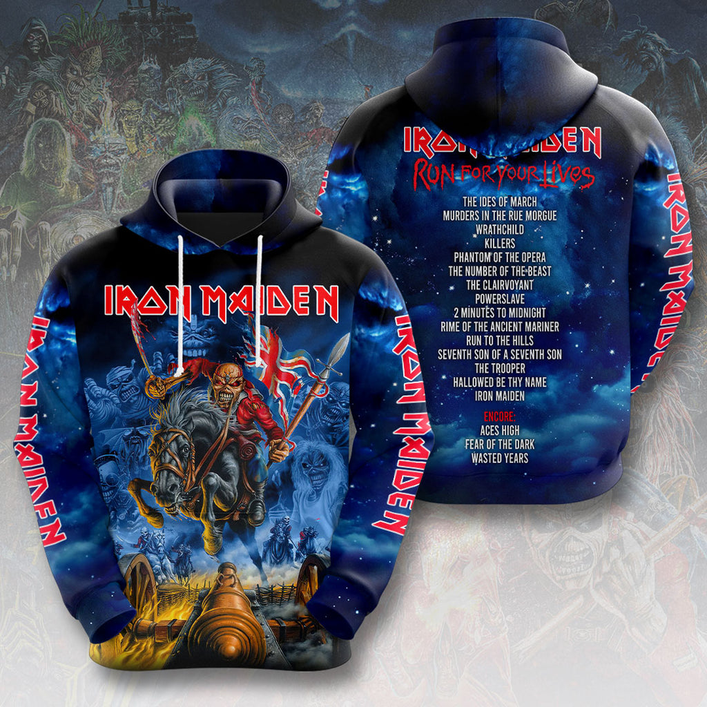 Iron Maiden 2026 World Tour 3D Apparel – HOATT16046